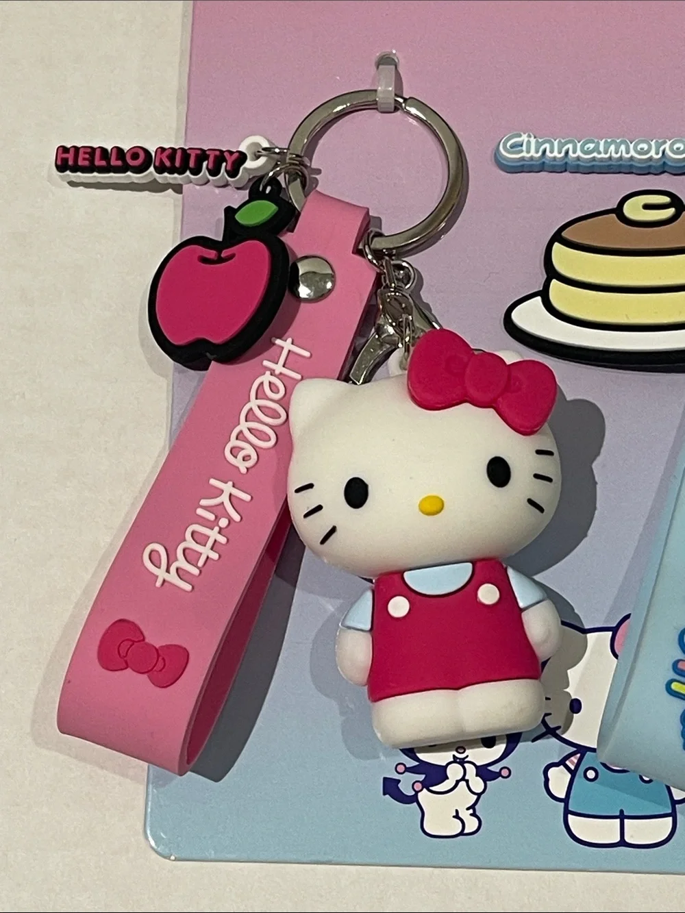 Brand New WOT Sanrio Hello Kitty & Cinnamoroll Keychain Set - Pink, White, Blue